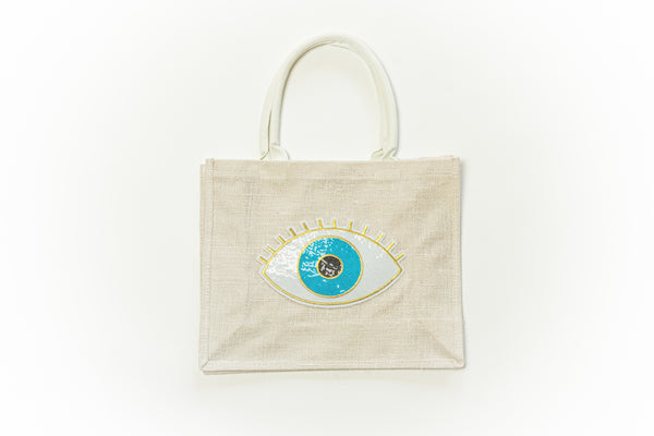 Evil Eye Straw Bag – Heidi Lifestyle Design